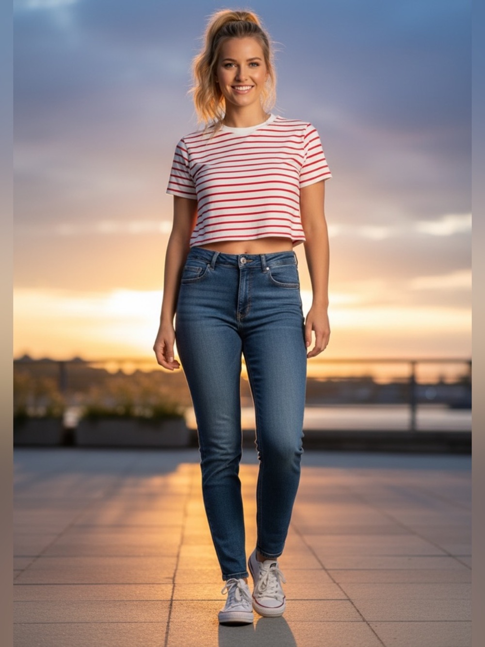 Maurices EVER Flex High-Rise Skinny Jeans in Classic Blue